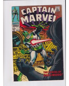 Captain Marvel (1968) #   7 (6.0-FN) (2343710) Ronan the Accuser, Quasimodo
