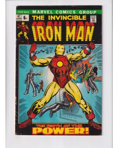 Iron Man (1968) #  47 UK Price (4.5-VG+) (2346674) Origin retold