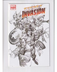 Secret Invasion (2008) #   8 Cover C (9.0-VFNM) (1239199) Sketch Variant, FINAL ISSUE