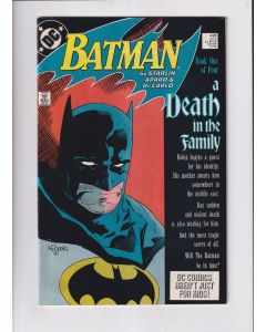 Batman (1940) # 426-429 (7.0/8.0-FVF/VF) (2361264) A Death in the Family Complete Set Run 