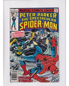 Spectacular Spider-Man (1976) #  23 (7.0-FVF) (2061300) Moon Knight, Cyclone