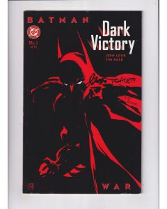 Batman Dark Victory (1999) #   1 DF (7.0-FVF) (2368324) Double Signed by Loeb & Sale, With COA