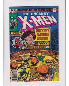Uncanny X-Men (1963) # 123 UK Price (6.0-FN) (2138729) Spider-Man, Tag on back