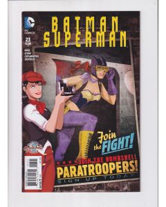 Batman Superman (2013) #  23 Cover B (9.0-VFNM) Bombshells Variant