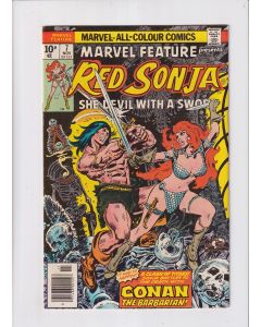 Marvel Feature (1975) #   7 UK Price (7.0-FVF) (2411617) Red Sonja, Conan, FINAL ISSUE