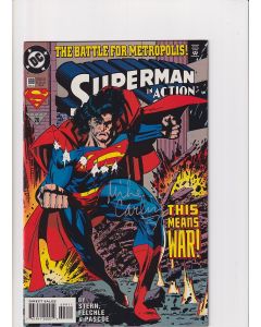 Action Comics (1938) # 699 Signed (9.0-VFNM) (2420602)