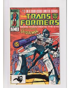 Transformers (1984) # 3 1st Print (7.0-FVF) (2422439) Spider-Man