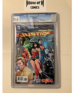 Justice League (2011) #   7 Variant Cover CGC 9.8