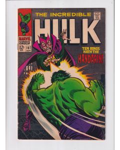 Incredible Hulk (1962) # 107 (6.5-FN+) (1961977) Mandarin
