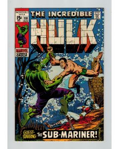 Incredible Hulk (1962) # 118 (7.0-FVF) (295127) Hulk vs Namor