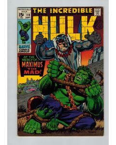 Incredible Hulk (1962) # 119 (4.5-VG+) (295219) Maximus The Mad