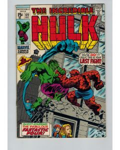 Incredible Hulk (1962) # 122 (5.0-VGF) (677886) Hulk vs. Thing