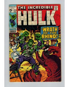 Incredible Hulk (1962) # 124 (5.0-VGF) (1962011) Spine damage