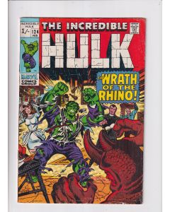 Incredible Hulk (1962) # 124 UK Price (5.0-VGF) (2161925)