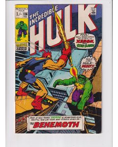 Incredible Hulk (1962) # 136 UK Price (5.0-VGF) (677954)