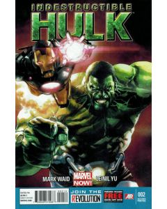 Indestructible Hulk (2012) #   2 (8.0-VF) 2nd Print, Iron Man