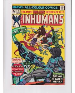 Inhumans (1975) #   1 UK Price (5.0-VGF) (2008510) Blastaar