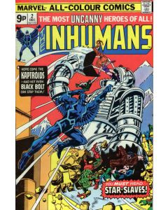 Inhumans (1975) #   2 UK Price (7.0-FVF) The Kaptroids