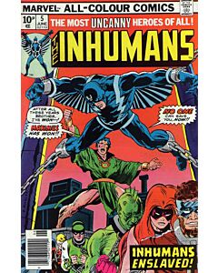 Inhumans (1975) #   5 UK Price (6.0-FN) Maximus