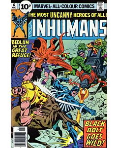 Inhumans (1975) #   6 UK Price (6.0-FN) Quicksilver