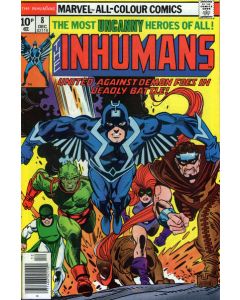 Inhumans (1975) #   8 UK Price (5.0-VGF)