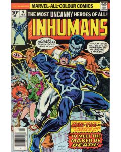 Inhumans (1975) #   9 UK Price (4.0-VG) Jack Kirby reprint, Price tag on cover