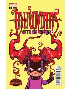 Inhumans Attilan Rising (2015) #   1 Cover B (8.0-VF) Scouty Young variant, Secret Wars