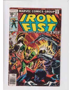 Iron Fist (1975) #  15 (4.5-VG+) (2162328) X-Men, John Byrne art