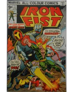 Iron Fist (1975) #   3 UK Price (5.0-VGF) Misty Knight, Atomic Man