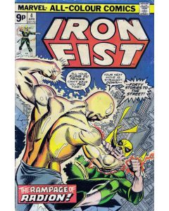 Iron Fist (1975) #   4 UK Price (5.0-VGF) Radion