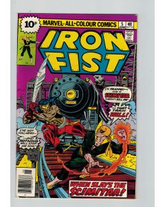 Iron Fist (1975) #   5 UK Price (7.0-FVF) (2007421) Scimitar