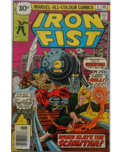 Iron Fist (1975) #   5 UK Price (7.0-FVF) Scimitar