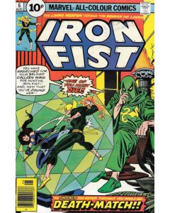 Iron Fist (1975) #   6 UK Price (6.0-FN) 1st Jeryn Hogarth