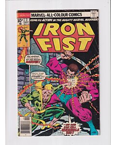 Iron Fist (1975) #   7 UK Price (5.0-VGF) (1694639) Khumnala Bey