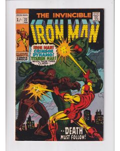 Iron Man (1968) #  22 UK Price (6.0-FN) (1694882) Crimson Dynamo, Titanium Man