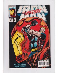 Iron Man (1968) # 304 (8.0-VF) (513357) Thunderstrike, 1st (Cameo) Hulkbuster Armor. With cards