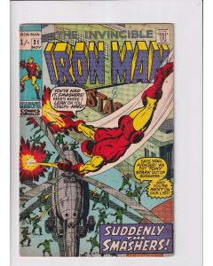 Iron Man (1968) #  31 UK Price (5.5-FN-) (2162410)