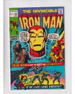 Iron Man (1968) #  34 UK Price (6.0-FN) (2162441) Spymaster