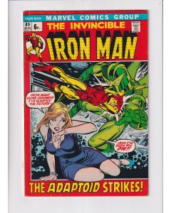 Iron Man (1968) #  49 UK Price (6.0-FN) (2023339) Adaptoid