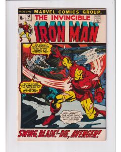 Iron Man (1968) #  51 UK Price (6.5-FN+) (2001900) Cyborg-Sinister