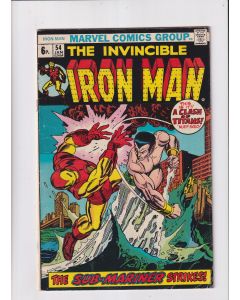 Iron Man (1968) #  54 UK Price (4.0-VG) (2247926) 1st Moondragon