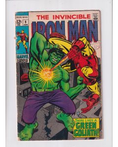 Iron Man (1968) #   9 (4.0-VG) (2271877) Hulk
