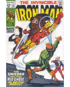 Iron Man (1968) #  15 UK Price (1.8-GD-) Red Ghost, Super Apes