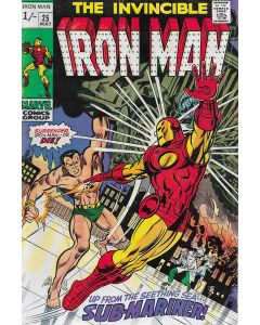 Iron Man (1968) #  25 UK Price (4.5-VG+)