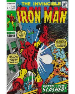 Iron Man (1968) #  41 UK Price (4.5-VG+) The Slasher