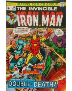 Iron Man (1968) #  58 UK Price (6.0-FN) Mandarin, Unicorn