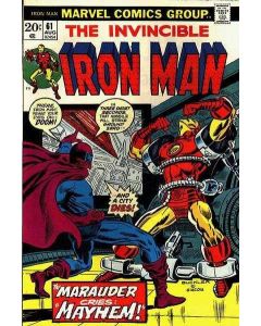 Iron Man (1968) #  61 (5.5-FN-) Masked Marauder