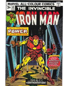 Iron Man (1968) #  69 UK Price (5.5-FN-) Sunfire