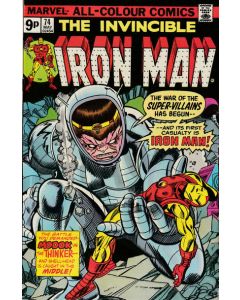 Iron Man (1968) #  74 UK Price (6.0-FN) MODOK, The Thinker