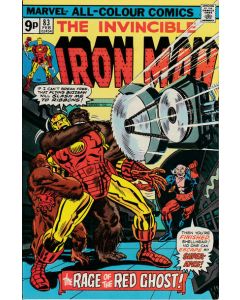 Iron Man (1968) #  83 UK Price (7.0-FVF) Red Ghost and his Super Apes